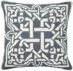 Cross-stitch kit RT-175 "Grey ornament"