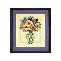 35228 Counted cross stitch kit DIMENSIONS "Flowers in Tall Vase"