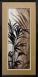 Cross-stitch kit №439 Triptych "Palm leafs"