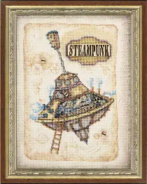 Partial embroidery kit RK-129 "Movement of air"