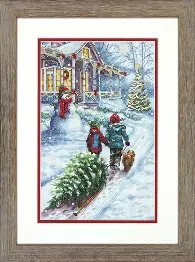 70-08960 Counted cross stitch kit DIMENSIONS "Christmas Tradition"