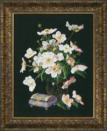 Cross-stitch kit M-225 "Pearl still life"