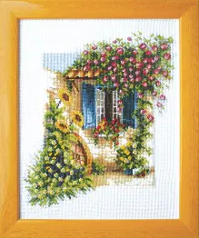 Cross-stitch kit А-136 "At the window"