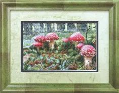 Cross-stitch kit №437 "Toadstools" 