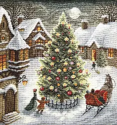 Cross-stitch kit М-401 "Chrіstmas tree of wishes"