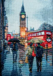 M-488 Counted cross stitch kit "Way back home"