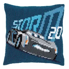 PN-0167479 Vervaco Cross Stitch Cushion Disney "Cars Jackson Storm"