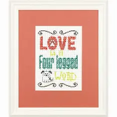 70-65142 Counted cross stitch kit DIMENSIONS "Four Legs"