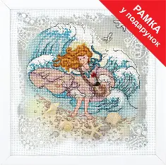 Cross-stitch kit M-340 By Ksenia Fedorova Set of pictures "Disobedient angel. Noise of ground swell"