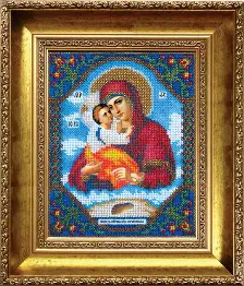 Beadwork kit B-1006 "The Pochaev Icon of the Most Holy Theotokos" 