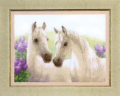 BT-133 Counted cross stitch kit Crystal Art "Lilac sunrise"