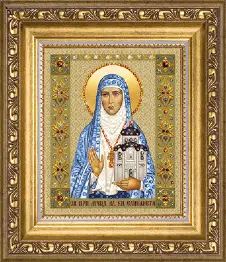 Rhinestone decoration kit KC-186 "The Icon of St. Martyr Elizabeth"