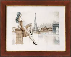 Cross-stitch kit М-33 Romantic Paris 
