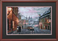 Cross-stitch kit №510 "Old town"