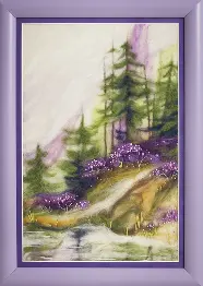 Felting kit V-216 "Morning in forest"