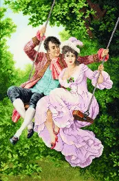 Cross stitch embroidery kit Charivna Mit M-514 Romantic romances