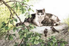 ВТ-256 Counted cross stitch kit Crystal Art "Spring аwakening"