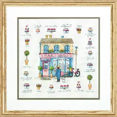 70-35352 Counted cross stitch kit DIMENSIONS "Cake Shop"