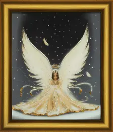Rhinestone decoration kit KC-140 "Christmas angel"