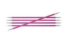 47041 Спицы носочные Zing KnitPro, 20 см, 5.00 мм