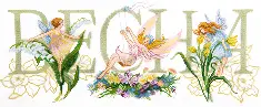 Cross-stitch kit M-530 Counted cross stitch kit "The magic of spring"