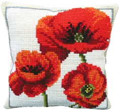 Cross-stitch kit RT-130 "Poppies"