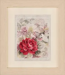 PN-0145133 Vervaco cross stitch kit "Bouquet of roses"