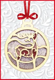 F-095 New Year's decoration kit New Year's toy "Deer"