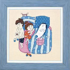 BT-227 Counted cross stitch kit Crystal Art "Sweet morning"