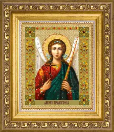 Rhinestone decoration kit КС-125 "The Icon of Guardian-Angel"