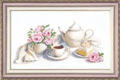 Mixed technique stitch kit M-186 "White set"