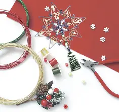 Christmas tree toy creativity kit Т-52 "Kaleidoscope of toys." Christmas tree topper."