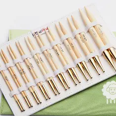 22553 BAMBOO DELUXE KnitPro Detachable Circular Needle Set