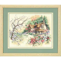 13687 Cross stitch kit Cottage Enchantment • Enchanted house, 28*36cm, DIMENSIONS