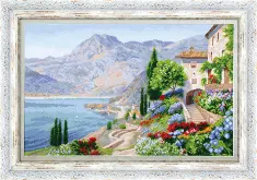 Mixed technique stitch kit M-181 "Coast"