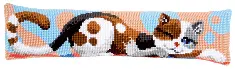 PN-0156019 Vervaco Cross Stitch Cushion "Cat"
