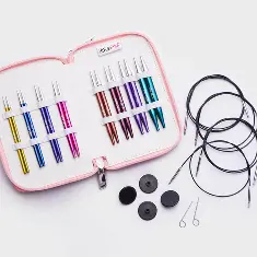47425 ZING KnitPro Short Interchangeable Circular Needle Set