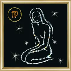 Rhinestone decoration kit KC-010 "Virgo" 