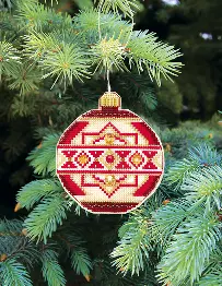 Christmas tree toy cross-stitch kit Т-09 Set of pictures "Merry Christmas"