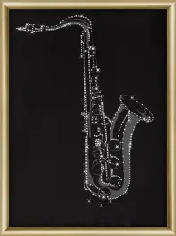 Rhinestone decoration kit KC-182 "Night blues" 