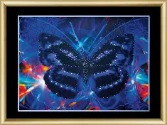 Rhinestone decoration kit KC-171 "Night butterfly" 