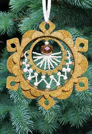 F-090 New Year's decoration kit "Snowflake"