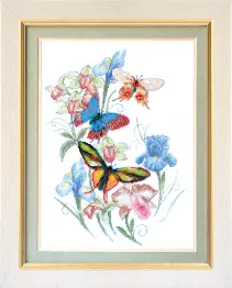 Mixed technique stitch kit М-48 "Butterfly" 