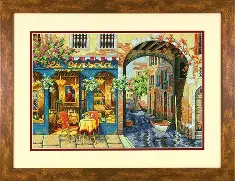 70-35306 Counted cross stitch kit DIMENSIONS "Charming Waterway"