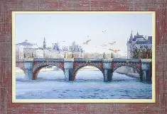 Cross-stitch kit RK-116 "Sunny quay"
