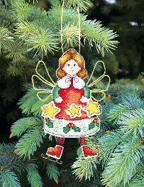Christmas tree toy cross-stitch kit Т-02 Set of pictures "Christmas toys"