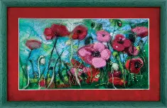 Felting kit V-45 “Poppies” 