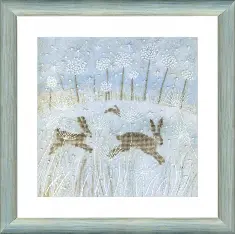 Cross-stitch kit M-238 "Winter hares"