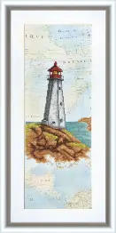 BT-509 Embellished stitch kit Crystal Art "Beacon of hope"