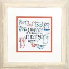 71-06255 Counted cross stitch kit DIMENSIONS "Out to Dry"